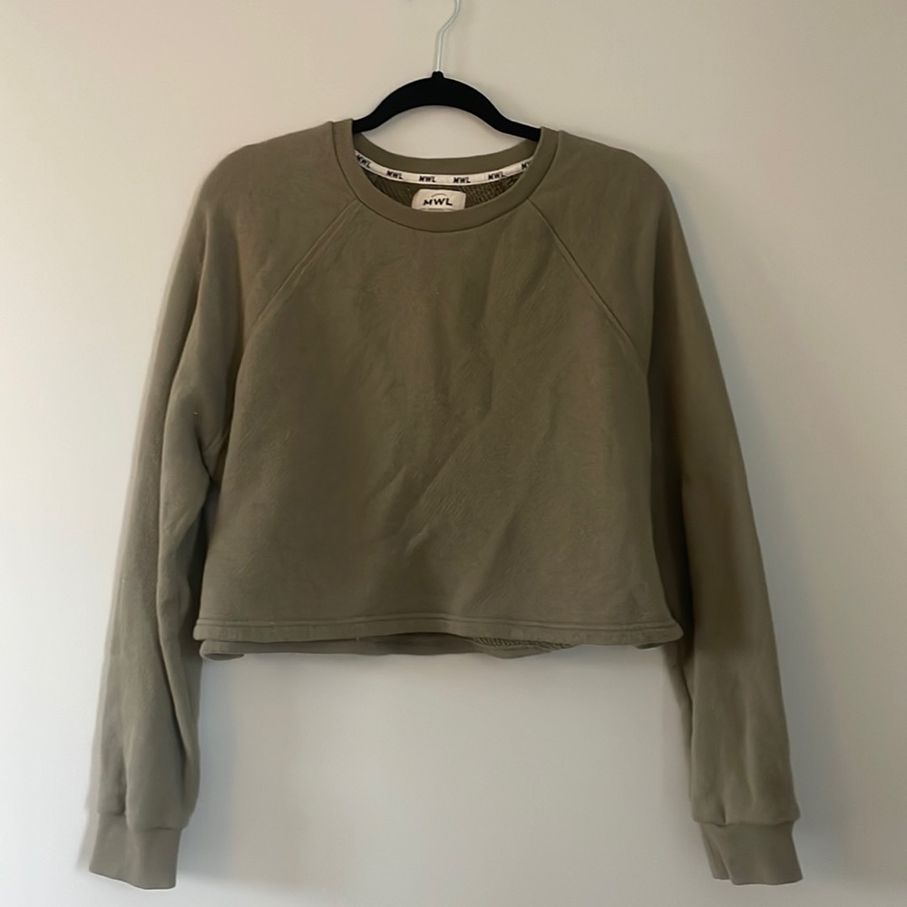 Madewell Airyterry Crop Sweatshirt
